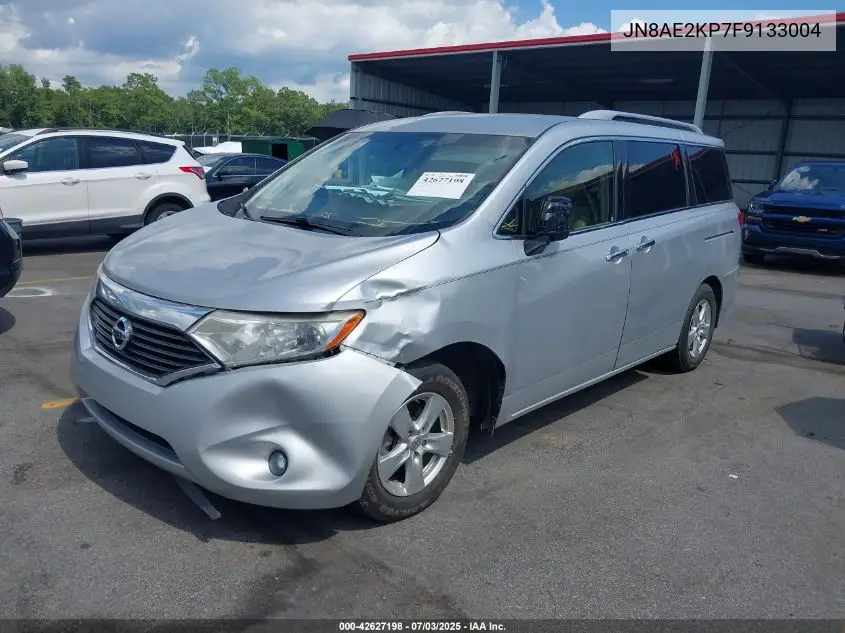 2015 Nissan Quest Sv VIN: JN8AE2KP7F9133004 Lot: 42627198