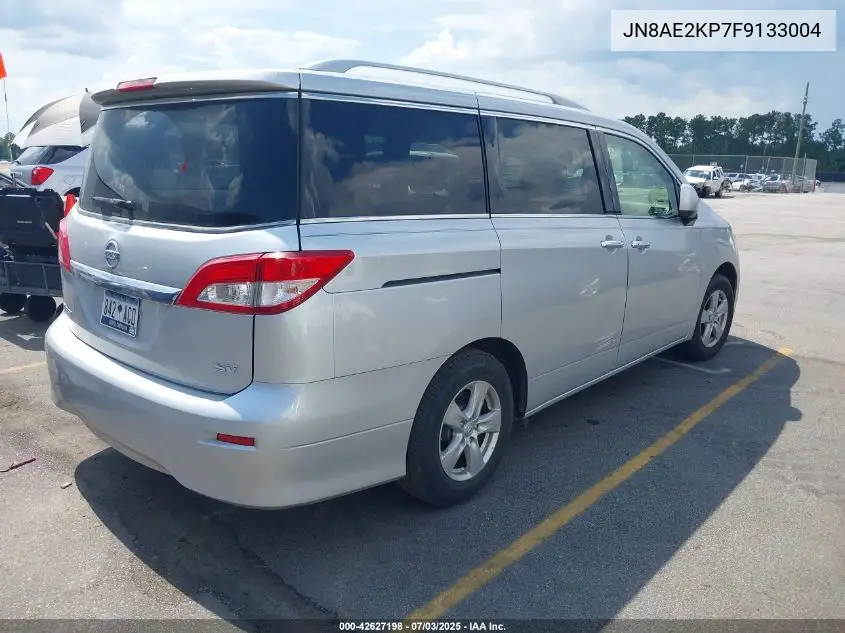 2015 Nissan Quest Sv VIN: JN8AE2KP7F9133004 Lot: 42627198