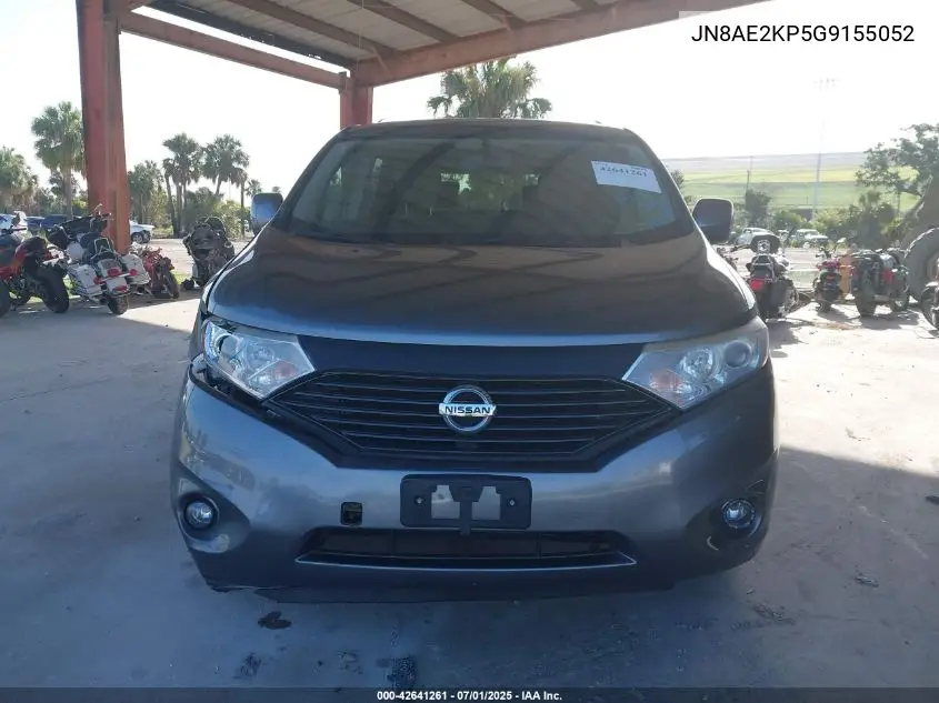 2016 Nissan Quest S VIN: JN8AE2KP5G9155052 Lot: 42641261