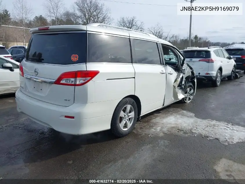 2017 Nissan Quest Sv VIN: JN8AE2KP5H9169079 Lot: 41632774