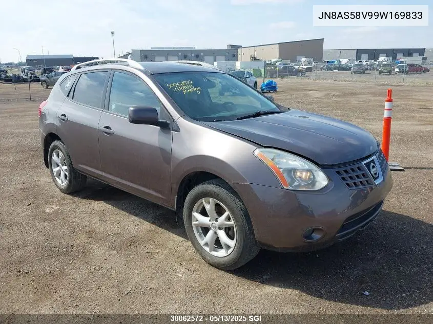 2009 Nissan Rogue S/Sl VIN: JN8AS58V99W169833 Lot: 30062572