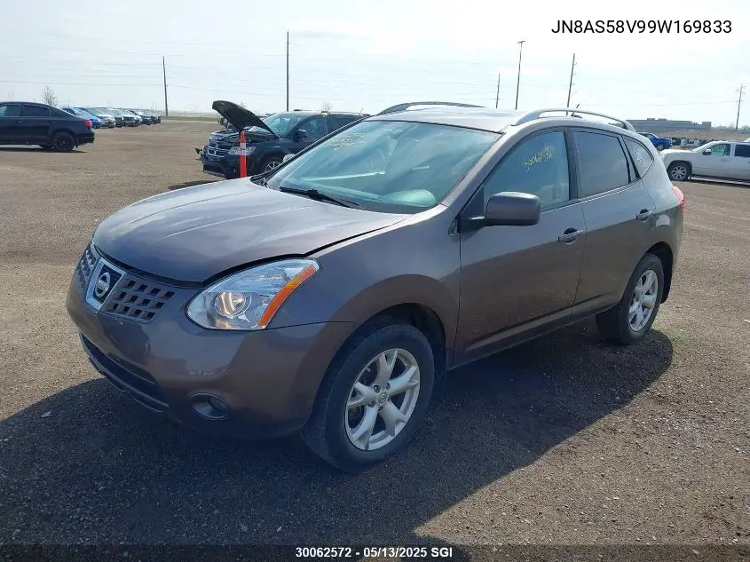 2009 Nissan Rogue S/Sl VIN: JN8AS58V99W169833 Lot: 30062572