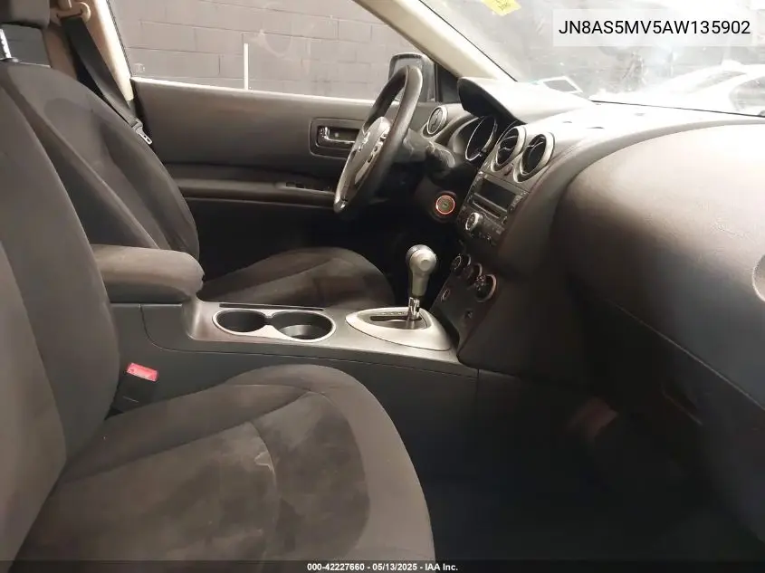 2010 Nissan Rogue S VIN: JN8AS5MV5AW135902 Lot: 42227660