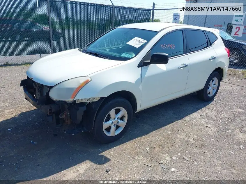 2010 Nissan Rogue S VIN: JN8AS5MV1AW147660 Lot: 42602463