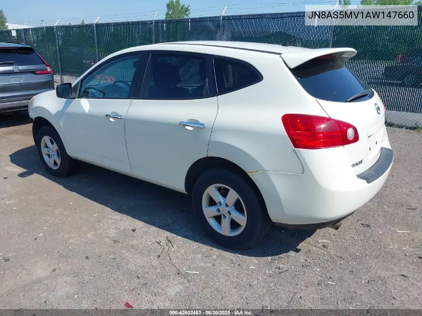 2010 Nissan Rogue S VIN: JN8AS5MV1AW147660 Lot: 42602463