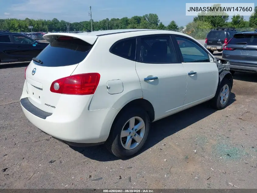 2010 Nissan Rogue S VIN: JN8AS5MV1AW147660 Lot: 42602463