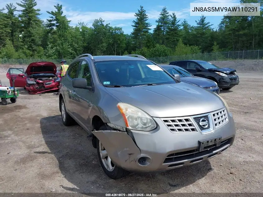 2010 Nissan Rogue Sl VIN: JN8AS5MV9AW110291 Lot: 42616570