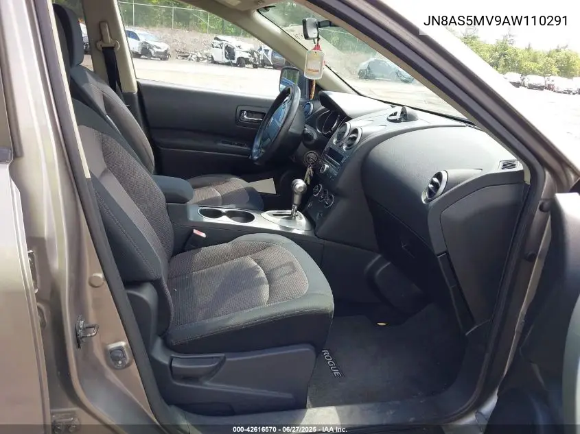 2010 Nissan Rogue Sl VIN: JN8AS5MV9AW110291 Lot: 42616570