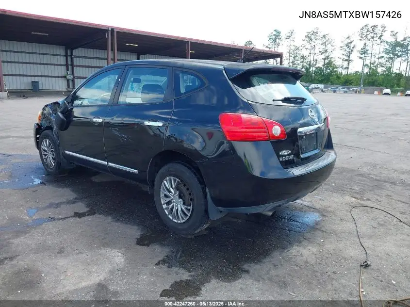 2011 Nissan Rogue S VIN: JN8AS5MTXBW157426 Lot: 42247260
