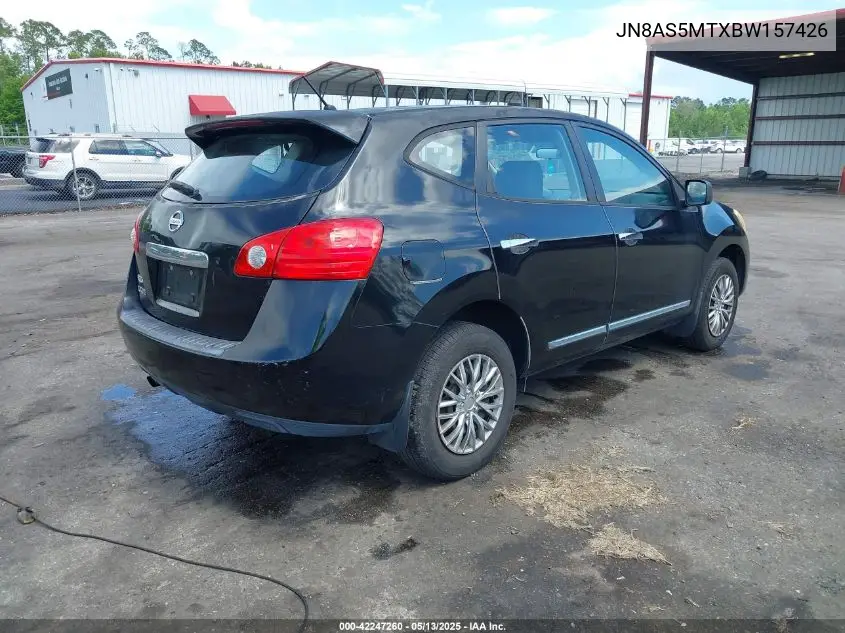 2011 Nissan Rogue S VIN: JN8AS5MTXBW157426 Lot: 42247260