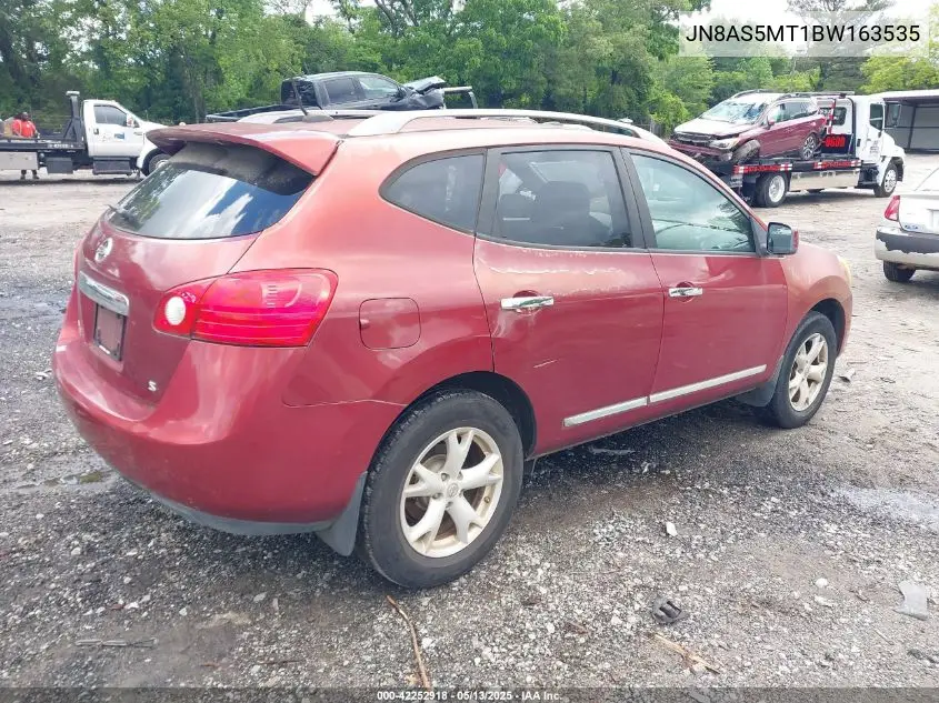 2011 Nissan Rogue Sv VIN: JN8AS5MT1BW163535 Lot: 42252918