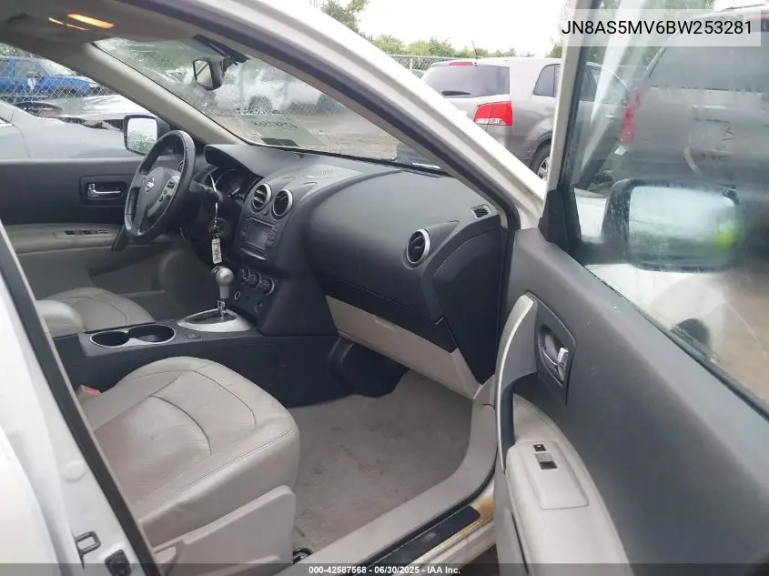2011 Nissan Rogue Sv VIN: JN8AS5MV6BW253281 Lot: 42587568