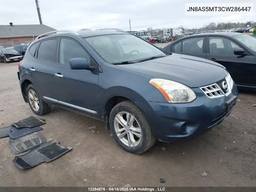 2012 Nissan Rogue Sv VIN: JN8AS5MT3CW286447 Lot: 12294876