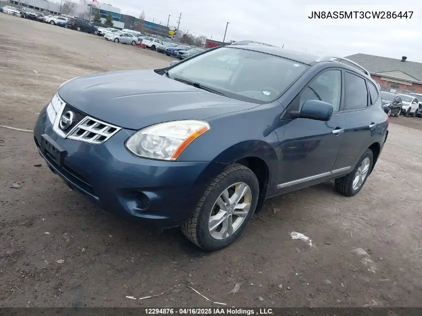 2012 Nissan Rogue Sv VIN: JN8AS5MT3CW286447 Lot: 12294876