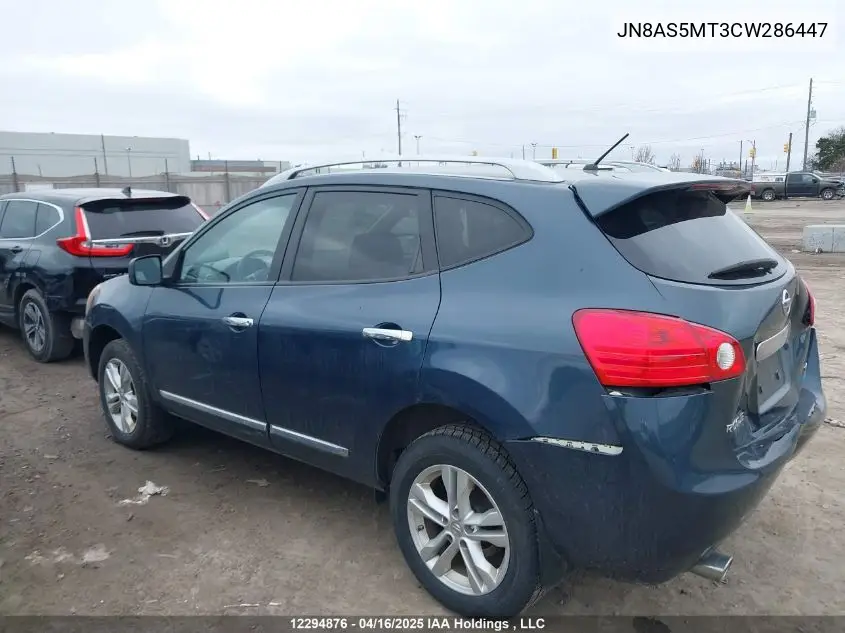 2012 Nissan Rogue Sv VIN: JN8AS5MT3CW286447 Lot: 12294876