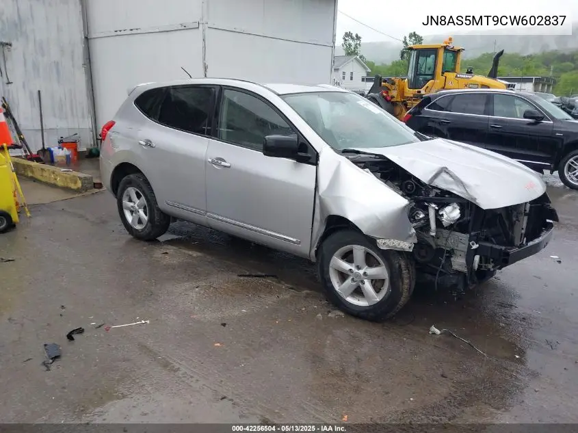 2012 Nissan Rogue S VIN: JN8AS5MT9CW602837 Lot: 42256504
