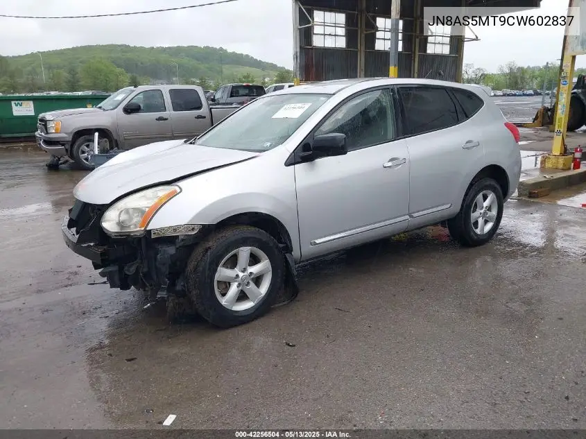 2012 Nissan Rogue S VIN: JN8AS5MT9CW602837 Lot: 42256504