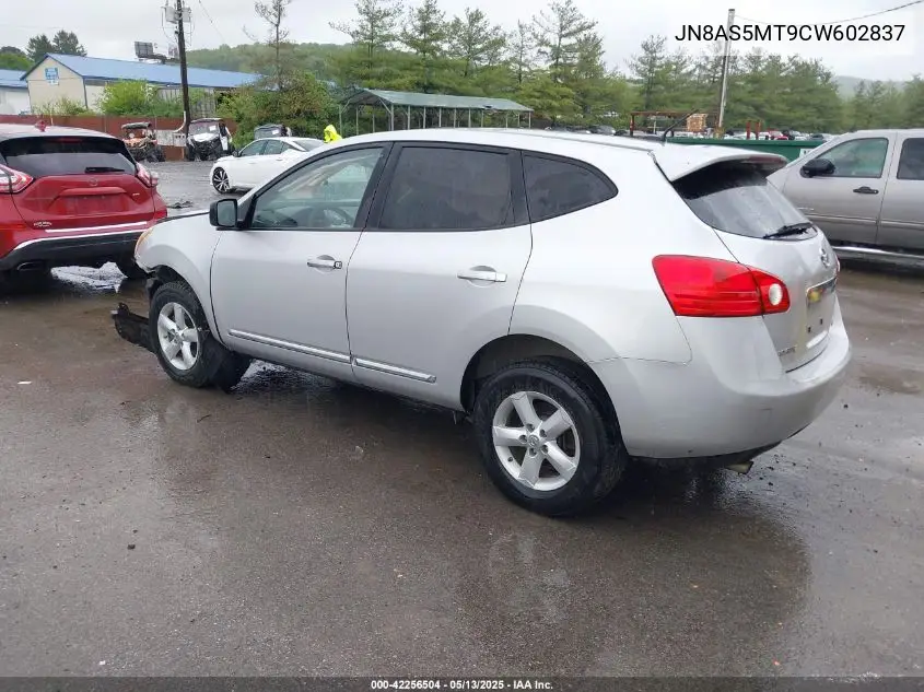 2012 Nissan Rogue S VIN: JN8AS5MT9CW602837 Lot: 42256504