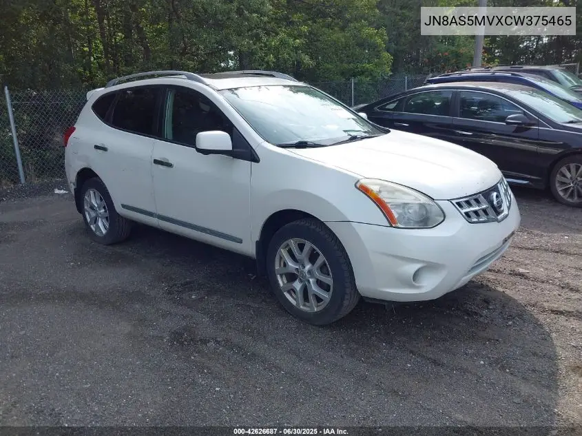 2012 Nissan Rogue S/Sv VIN: JN8AS5MVXCW375465 Lot: 42626687