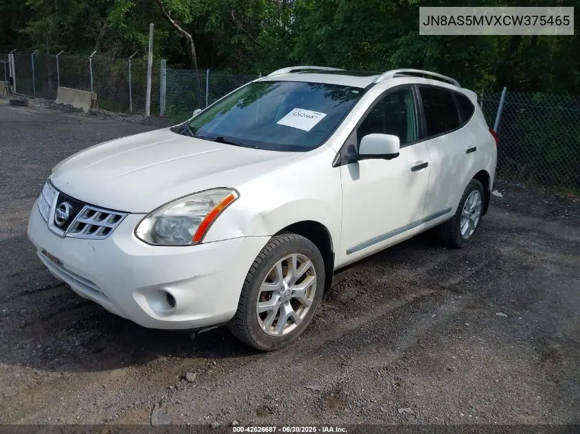 2012 Nissan Rogue S/Sv VIN: JN8AS5MVXCW375465 Lot: 42626687