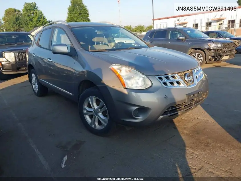 2012 Nissan Rogue Sv VIN: JN8AS5MV0CW391495 Lot: 42628508