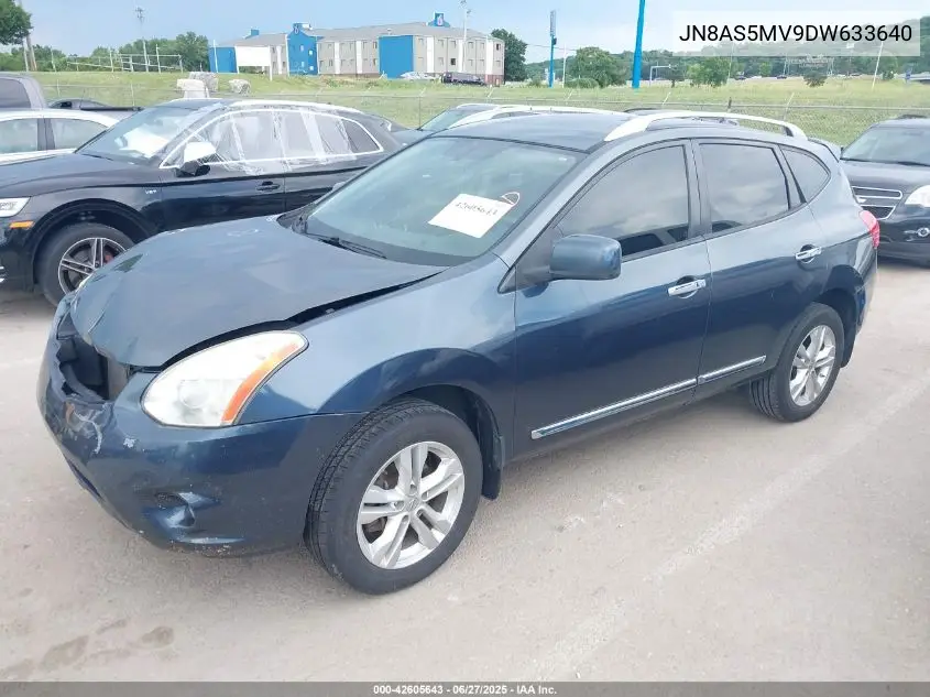 2013 Nissan Rogue Sv VIN: JN8AS5MV9DW633640 Lot: 42605643