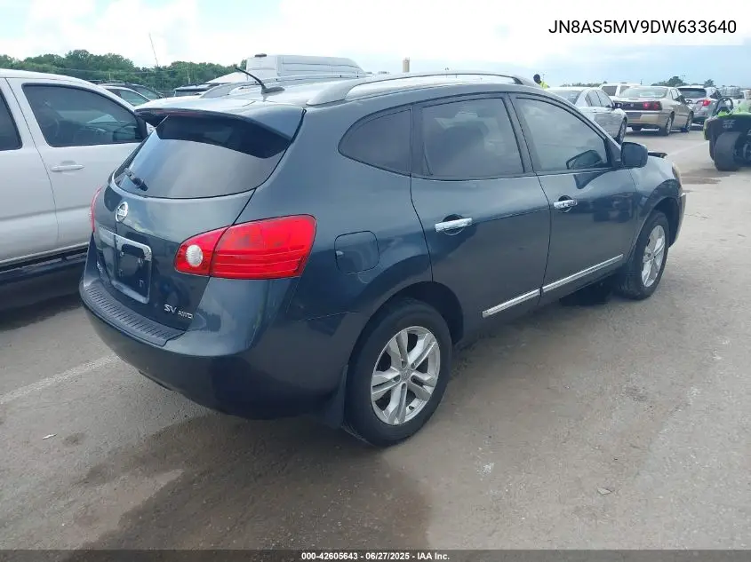 2013 Nissan Rogue Sv VIN: JN8AS5MV9DW633640 Lot: 42605643