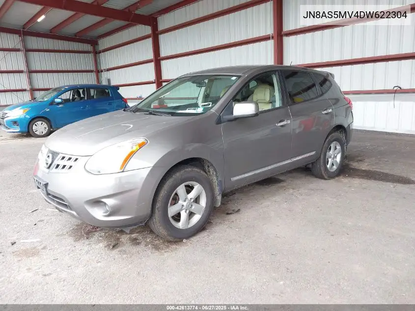 2013 Nissan Rogue S VIN: JN8AS5MV4DW622304 Lot: 42613774