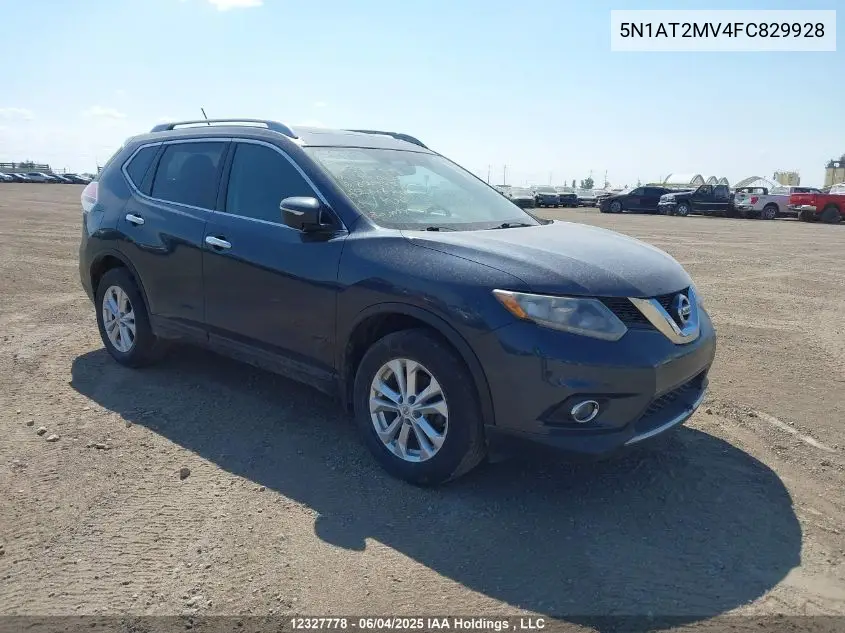 2015 Nissan Rogue S/Sl/Sv VIN: 5N1AT2MV4FC829928 Lot: 12327778