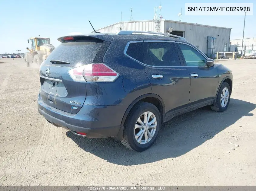 2015 Nissan Rogue S/Sl/Sv VIN: 5N1AT2MV4FC829928 Lot: 12327778