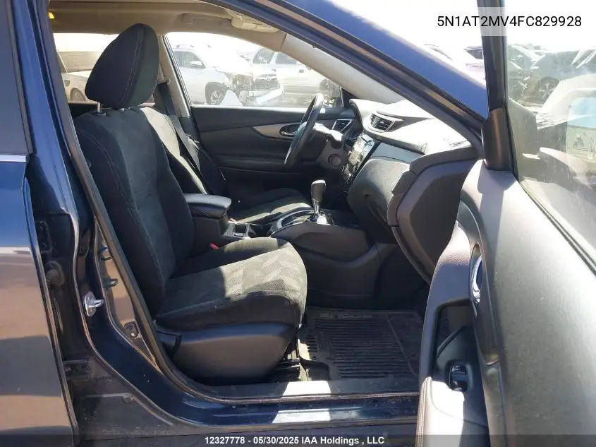 2015 Nissan Rogue S/Sl/Sv VIN: 5N1AT2MV4FC829928 Lot: 12327778