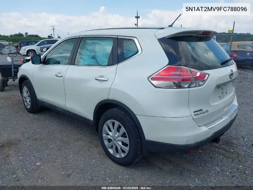 2015 Nissan Rogue S VIN: 5N1AT2MV9FC788096 Lot: 42802348