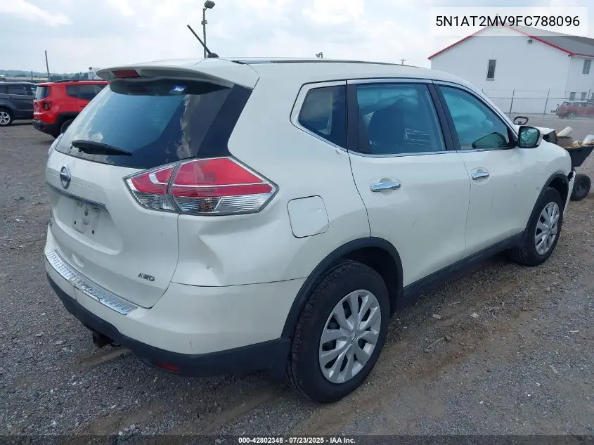2015 Nissan Rogue S VIN: 5N1AT2MV9FC788096 Lot: 42802348