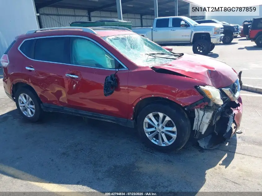2016 Nissan Rogue Sl VIN: 5N1AT2MT8GC787859 Lot: 42794834