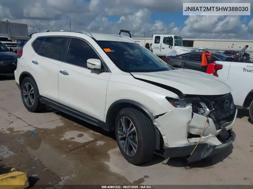 2017 Nissan Rogue Sl VIN: JN8AT2MT5HW388030 Lot: 42601222