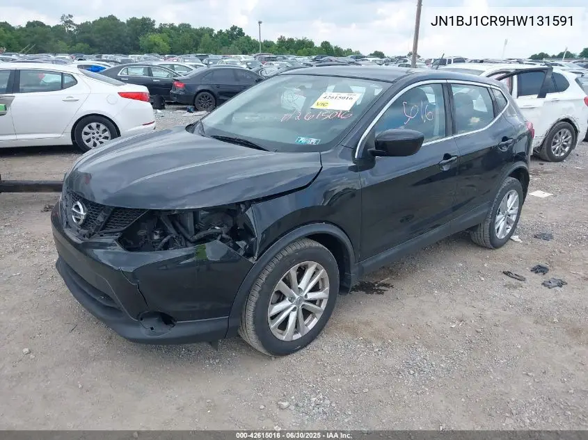 JN1BJ1CR9HW131591 2017 Nissan Rogue Sport S