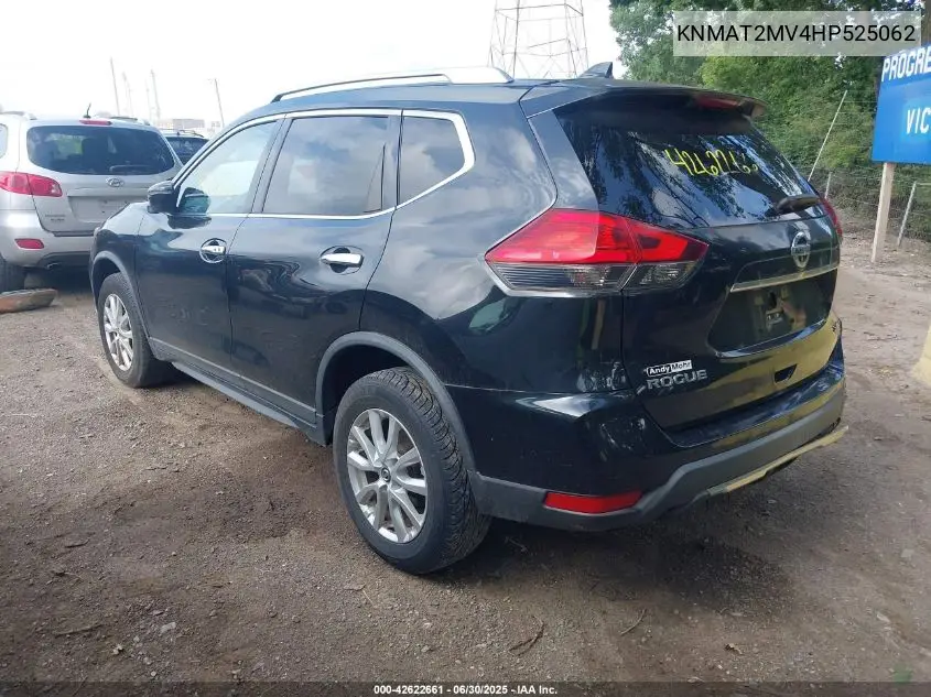 2017 Nissan Rogue Sv VIN: KNMAT2MV4HP525062 Lot: 42622661