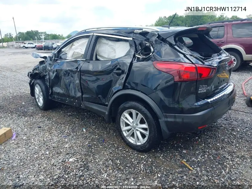 2017 Nissan Rogue Sport Sv VIN: JN1BJ1CR3HW112714 Lot: 42801607