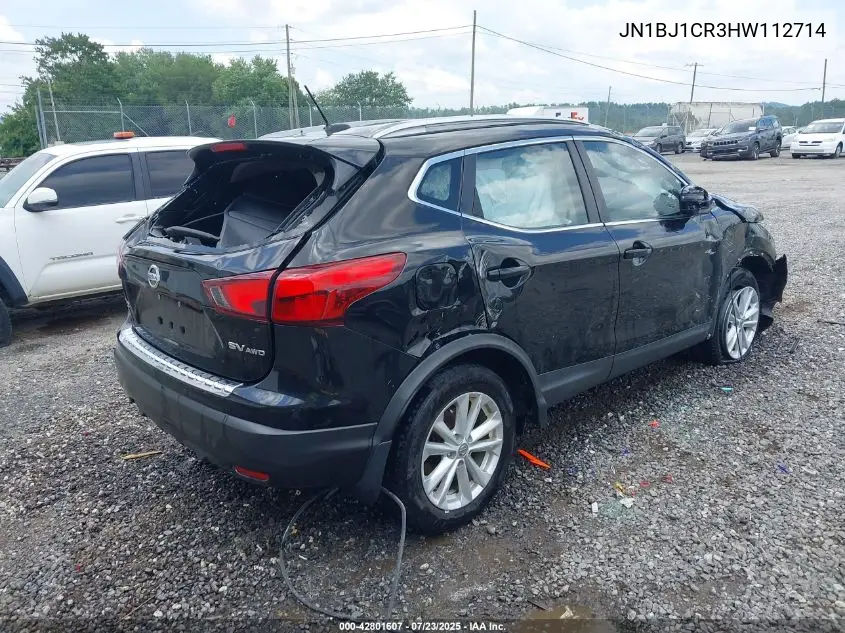 2017 Nissan Rogue Sport Sv VIN: JN1BJ1CR3HW112714 Lot: 42801607