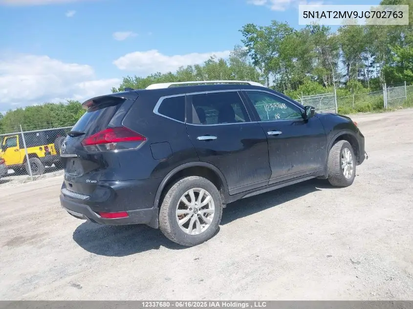 2018 Nissan Rogue Midnight Edition/S/Sl/Sl W/Propilot Assist/Sv VIN: 5N1AT2MV9JC702763 Lot: 12337680