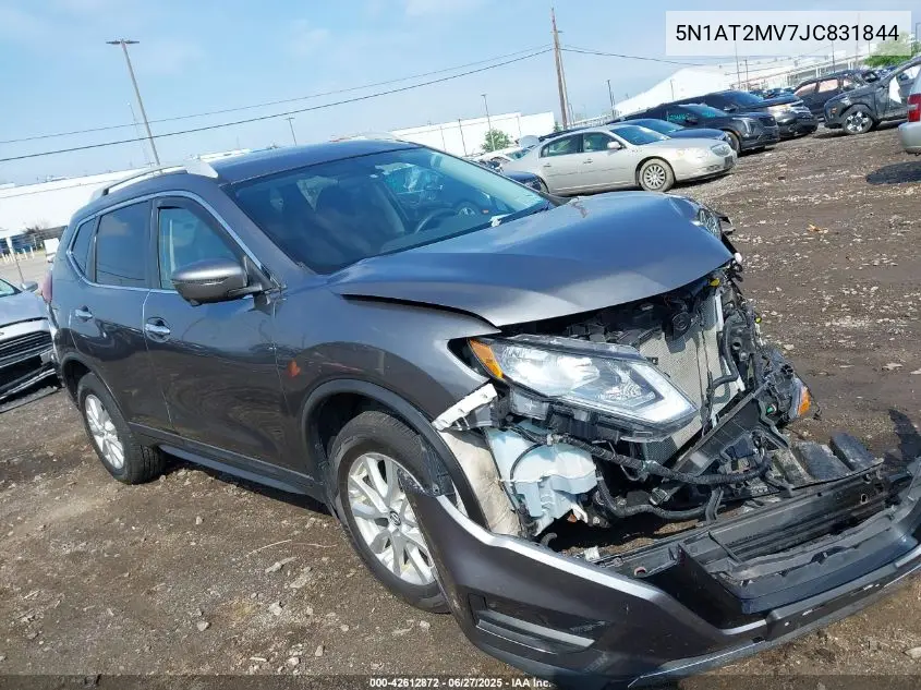 2018 Nissan Rogue Sv VIN: 5N1AT2MV7JC831844 Lot: 42612872