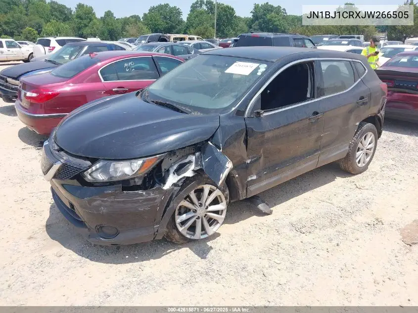 2018 Nissan Rogue Sport S VIN: JN1BJ1CRXJW266505 Lot: 42615871