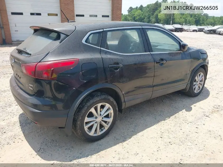 2018 Nissan Rogue Sport S VIN: JN1BJ1CRXJW266505 Lot: 42615871