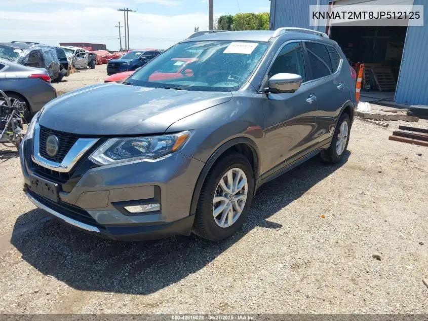 2018 Nissan Rogue Sv VIN: KNMAT2MT8JP512125 Lot: 42616028