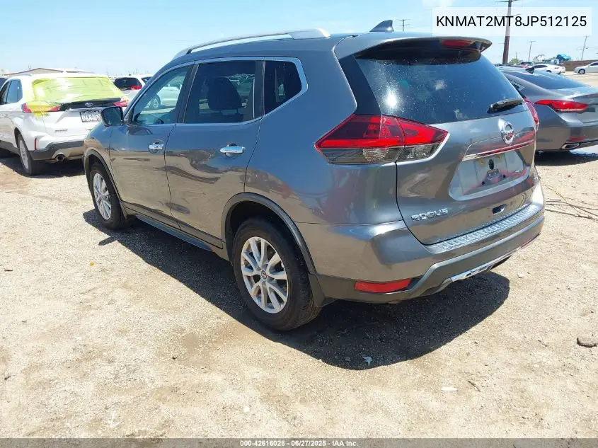 2018 Nissan Rogue Sv VIN: KNMAT2MT8JP512125 Lot: 42616028