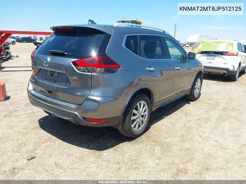 2018 Nissan Rogue Sv VIN: KNMAT2MT8JP512125 Lot: 42616028