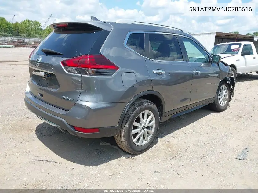 2018 Nissan Rogue Sv VIN: 5N1AT2MV4JC785616 Lot: 42764266