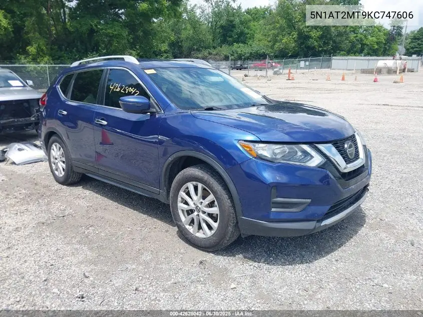 5N1AT2MT9KC747606 2019 Nissan Rogue Sv