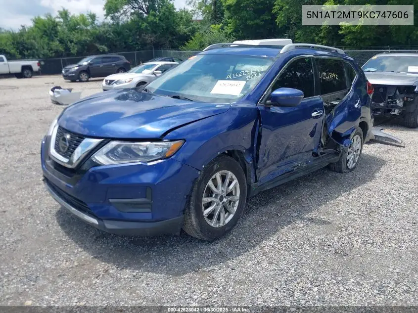 5N1AT2MT9KC747606 2019 Nissan Rogue Sv