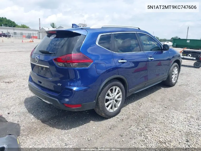 5N1AT2MT9KC747606 2019 Nissan Rogue Sv
